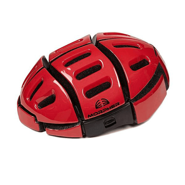 morpher helmet red open