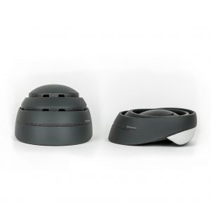 174HUDSON Stack helmet in black both open and folded