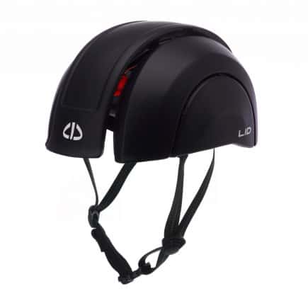 PLICO-Lid in black from front side view