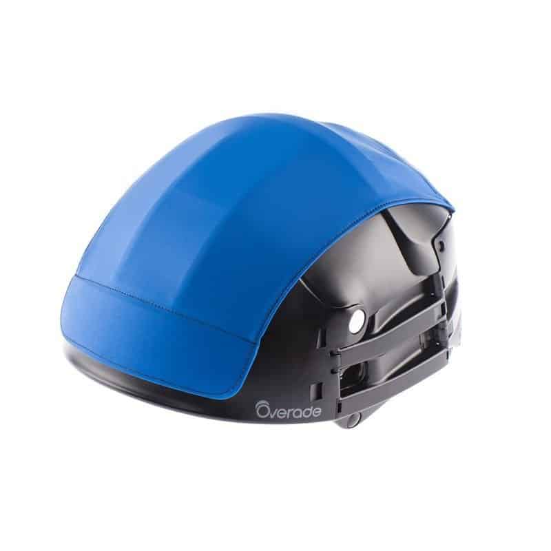 Overade Plixi in black with blue helmet cover